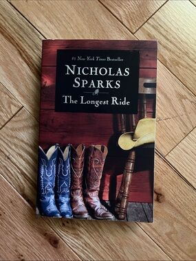 Nicholas Sparks The Longest Ride Coffee Table Book - Red & Brown Cover